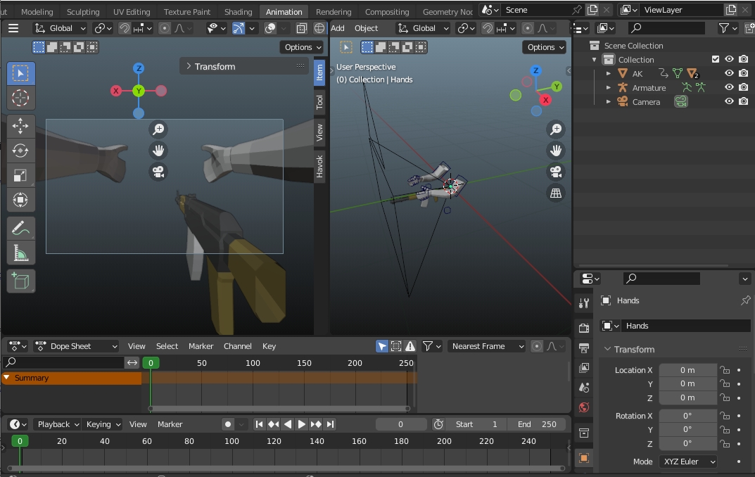 Blender工作区样式