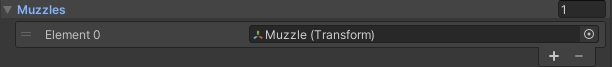 muzzles配置