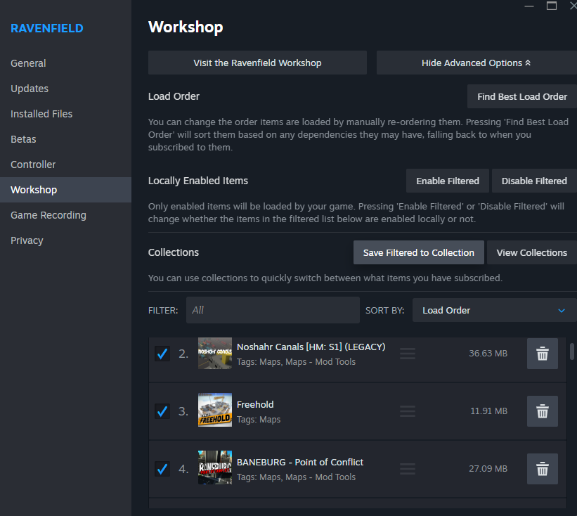 workshop manage ui